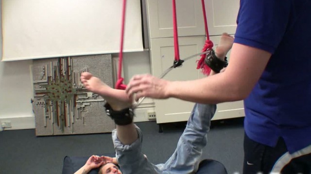 Marcus In The Foot Hoist, Tickled And Tortured HD